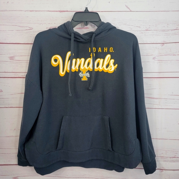 Sideline Apparel Tops - UofI University Of Idaho L Womens  Black Fleece